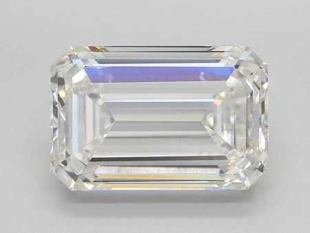 10.24 Carat Emerald Cut Lab-Created Diamond For Sale