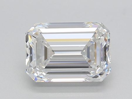 1.66 Carat Emerald Cut Lab-Created Diamond Hot on Sale