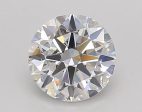 0.76 Carat Round Cut Lab-Created Diamond For Discount