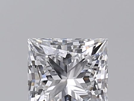 0.52 Carat Princess Cut Lab-Created Diamond For Sale