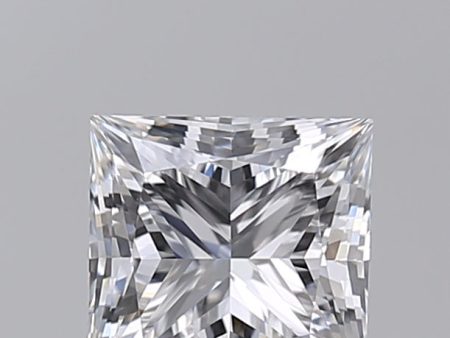 0.74 Carat Princess Cut Lab-Created Diamond For Sale