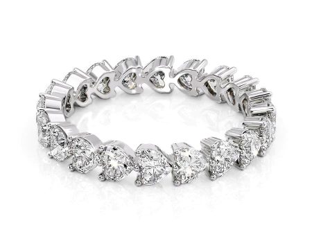 2.5ct Heart Shared Prong Eternity Fashion