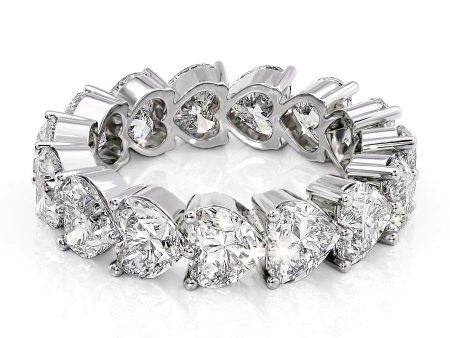 7ct Heart Shared Prong Eternity Sale