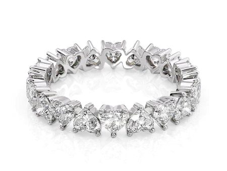 2.5ct Heart Eternity Hot on Sale